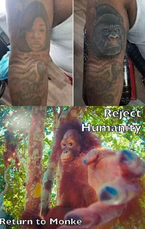 Reject Humanity Return to Monke