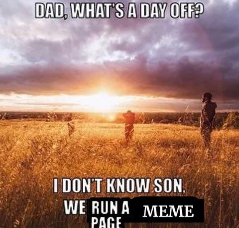 Dad, What's a Day Off?