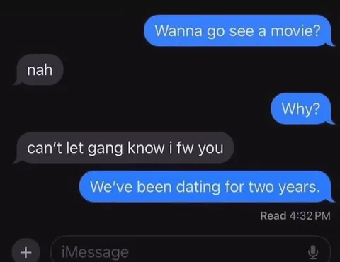 Can't Let the Gang Know