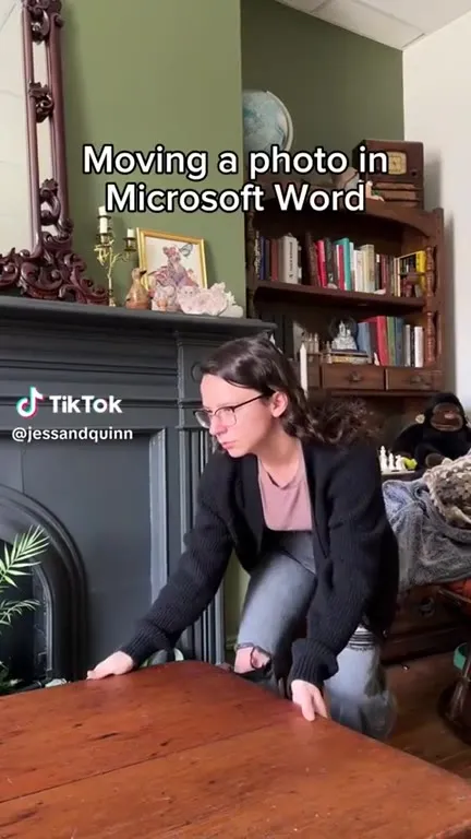 Moving a Photo in Microsoft Word