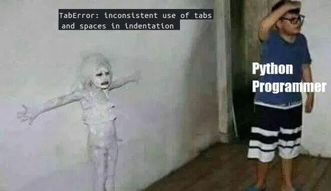 Python Programmer Sees TabError