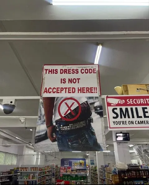 Dress Code Not Accepted Here