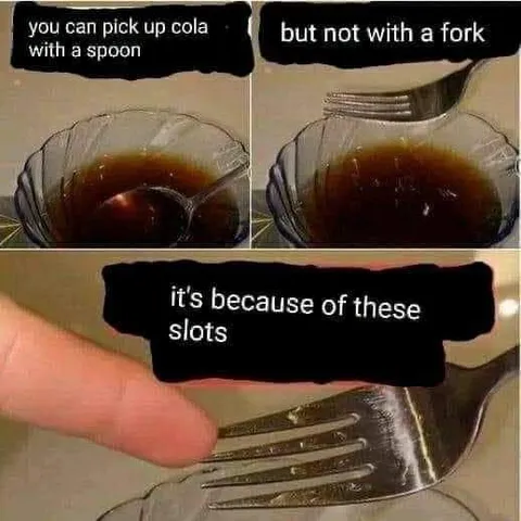 Cola Spoon Fork Slots