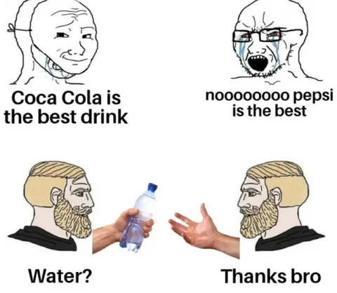 Coca-Cola Pepsi Water Debate