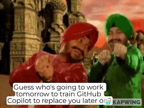 GitHub Copilot Replaces You