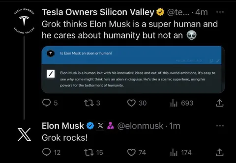Grok Thinks Elon Is Superhuman