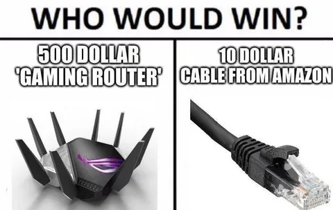 500 Dollar Gaming Router vs Cable
