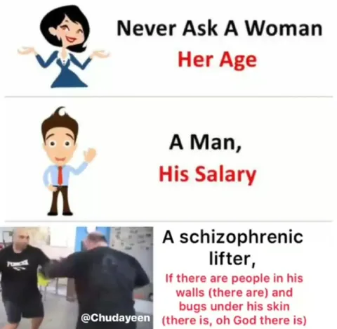 Never Ask a Schizophrenic Lifter