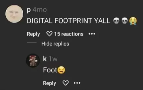 Digital Footprint Pun