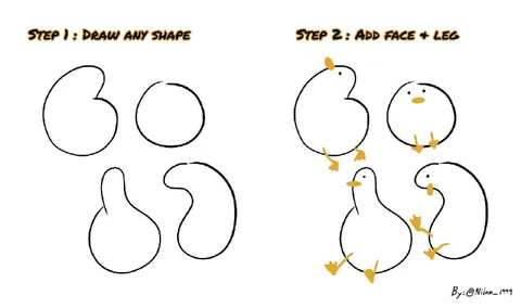 Draw Any Shape, Add Duck