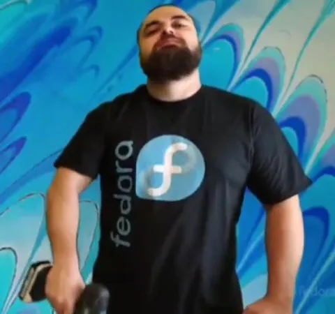 Fedora Man Walks Away