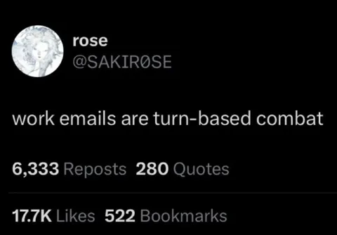 Work Emails Turn-Based Combat