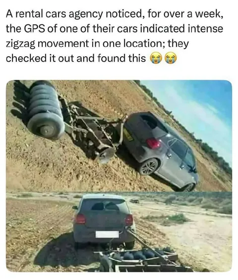 Rental Car Pulling a Trailer