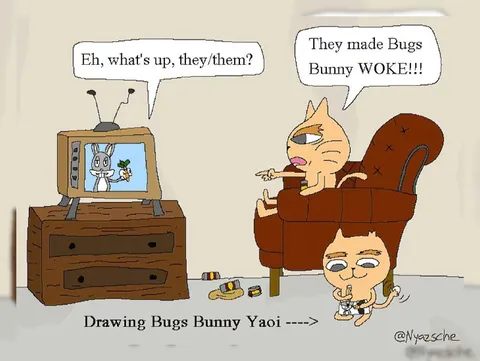 Woke Bugs Bunny Yaoi Drawing