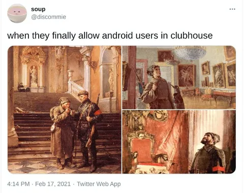 Android Users Enter Clubhouse