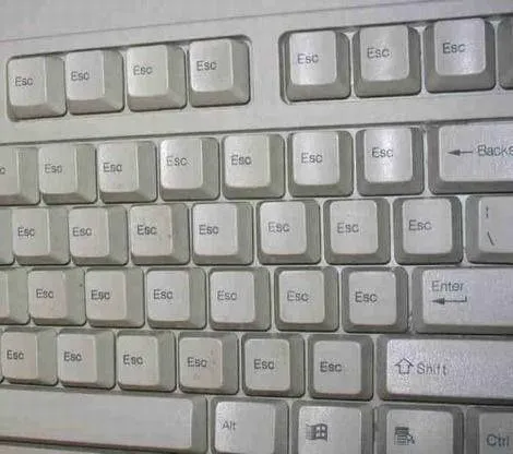 Keyboard Full of Escape Keys