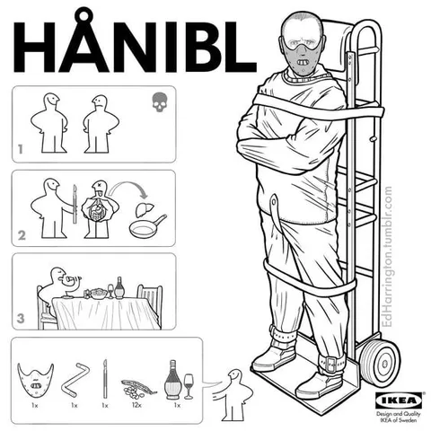 IKEA Hannibal Assembly Instructions