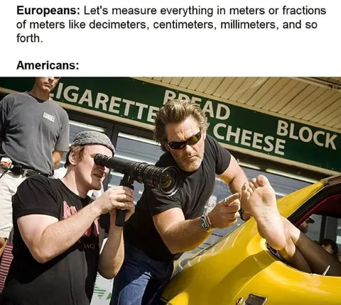 Americans Measure in Feet