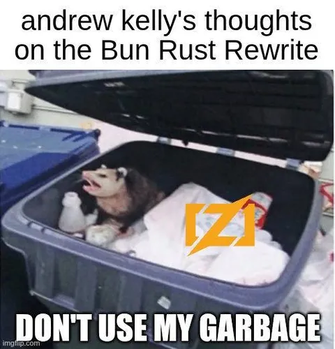 Dog Guards His Garbage