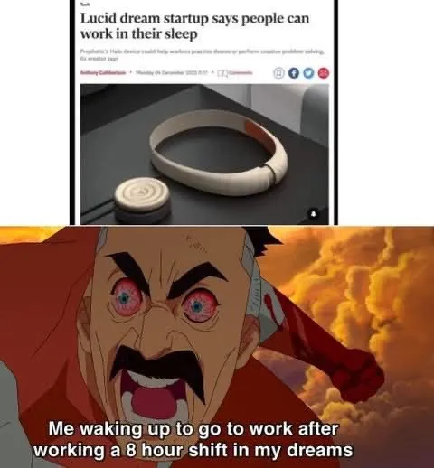 Waking Up After Working in Dreams