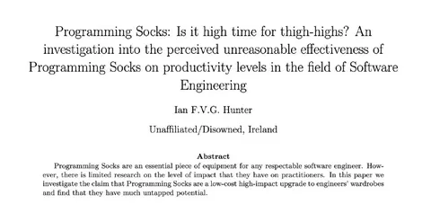 Programming Socks Research Paper