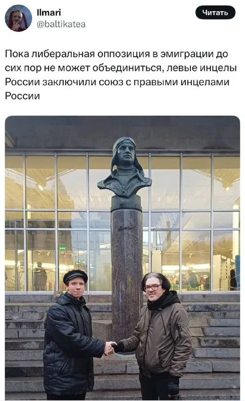 Союз левых и правых инцелов