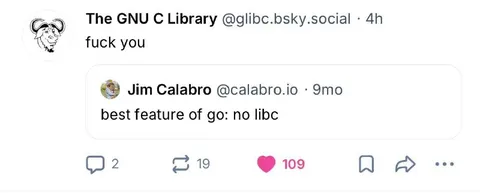 Go's Best Feature: No libc