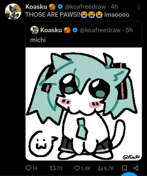 Those Are Paws Cat Reaction