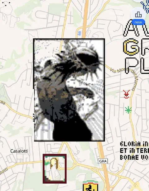 Ворона на карте