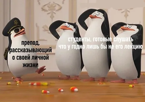 Препод рассказывает о личной жизни
