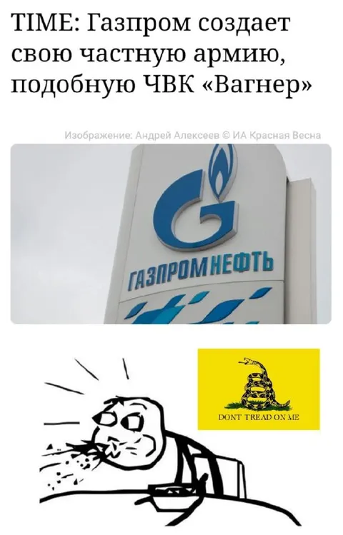 Газпром создаёт частную армию