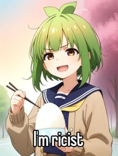 I'm ricist rice joke