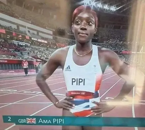 Ama Pipi on the Track