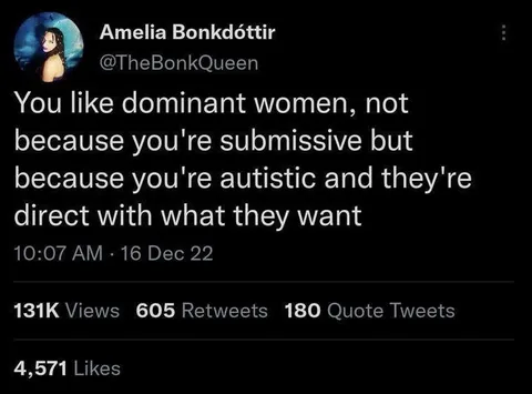 Why You Like Dominant Women