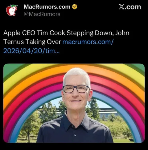 Tim Cook Steps Down Meme