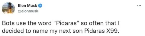 Bots Keep Saying Pidaras