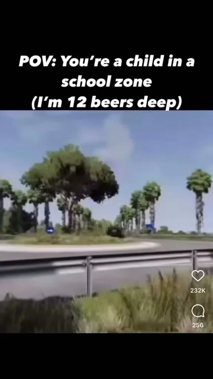 Drunk Child in a School Zone