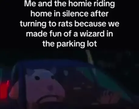 Rats Riding Home in Silence