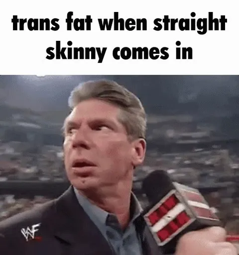 Trans Fat Sees Skinny Person