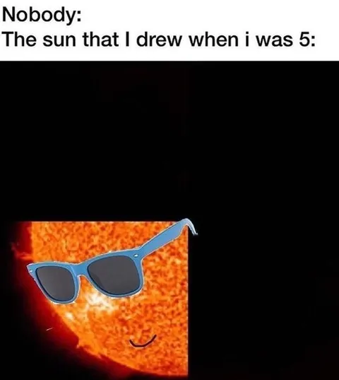 The Sun I Drew at Five