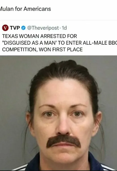Texas Woman Wins Men’s BBQ