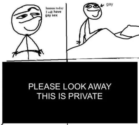 Please Look Away Gay Sex