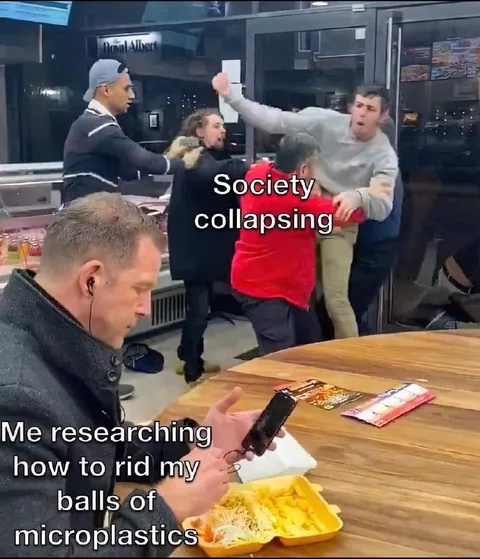 Society Collapsing While I Research Microplastics