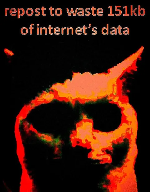 Repost to Waste Internet Data