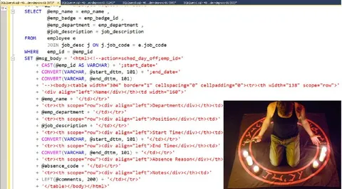 SQL Code for Summoning a Day Off