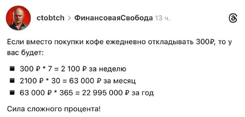 Сила сложного процента