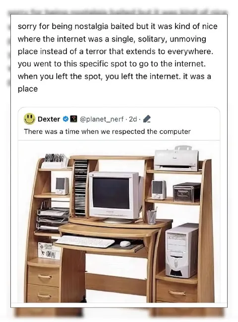 When the Internet Was a Place