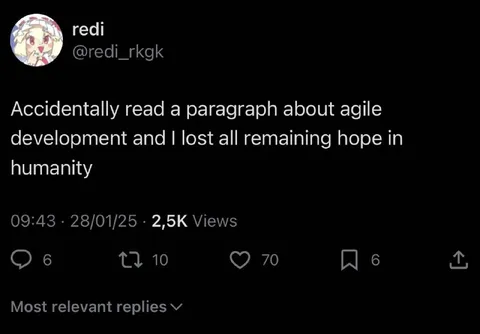 Agile Development Destroys Hope
