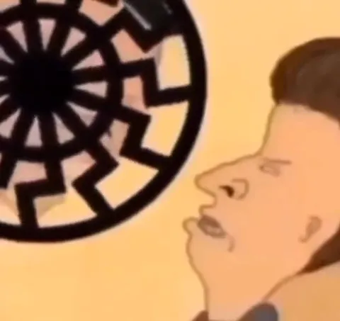 Teacher With a Wheel Face