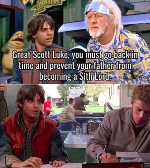 Great Scott Luke Time Travel